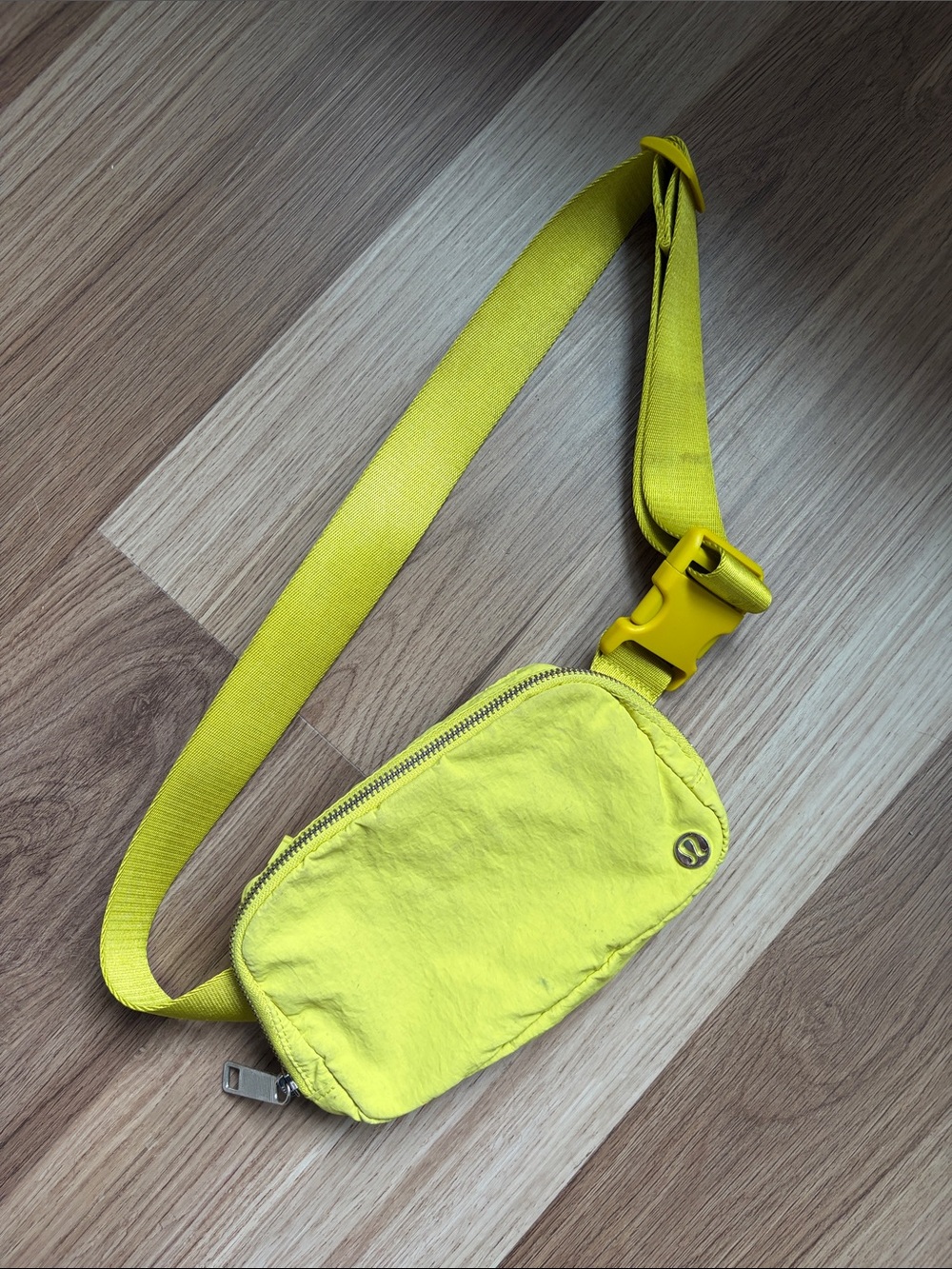 Lululemon athletica Neon Yellow Crossbody Belt Bag